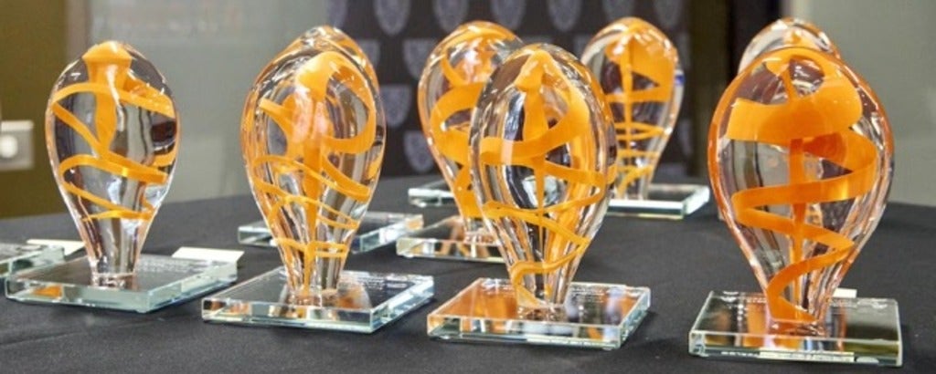 Arts Excellence Awards Glass Sculpture