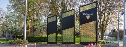 University of Waterloo sign
