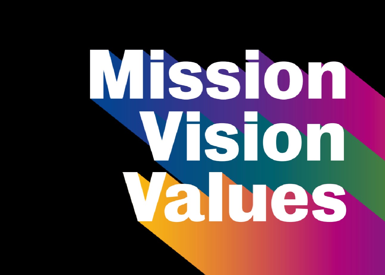 Mission, vision and values