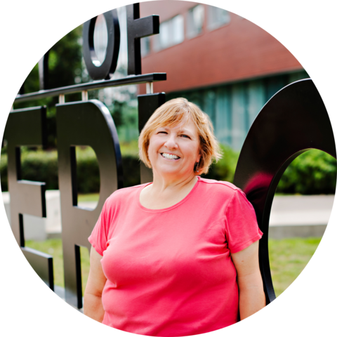 Smiling Sharon Lamont