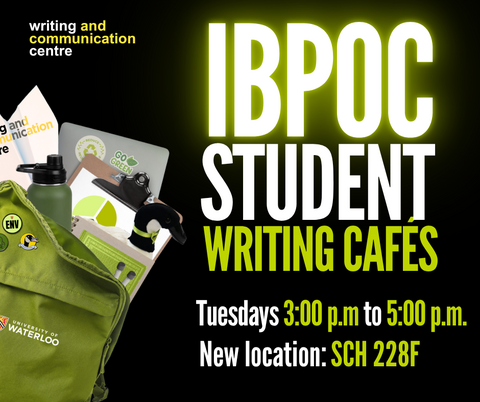 IBPOC student writing cafes